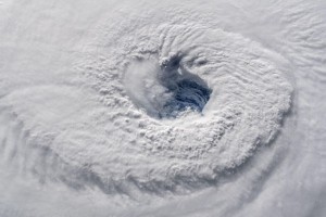 Vue de l'ouragan Florence depuis la station spatiale internationale, Photo AFP